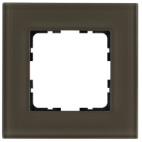 Jasmart Electric G1001GT Рамка 1-постовая, стекло цвет Каперсовый, G1001GT