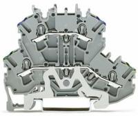 Wago 2002-2217 2-уровн. клемма, 0,25 - 2,5 (4) мм2, серая, L/PE