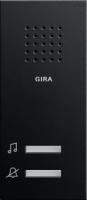 Gira 1200 005 Звонок накладного монтажа, цвет: Чёрный, оттенок: Матовый
