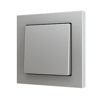 Zennio ZS551PB2S Кнопочный выключатель ZS55 для подключения к 2 бинарным входам, 1-клавишный