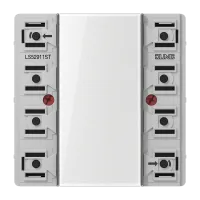 Jung LS 5291 1ST KNX кнопочный сенсорный модуль универсальный, 1 группа, F50, Серия LS, Безопасный