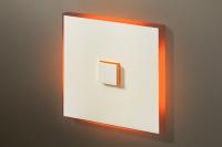 Lithoss LI0040404 Выключатель Illume с подсветкой, цвет: Белый, оттенок: Матовый, RAL9010