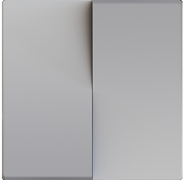 Zennio 8300018 + 19XX ZS55 – Двойной односторонний кулисный переключатель