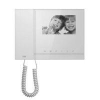 ABB M22301-W Абонентское устройство, видео ч/б 4,3 с трубкой, белый глянцевый