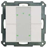 MDT RF-TA55A4.01 Радио кнопка, клавиша четверная, A plus, матово-белый