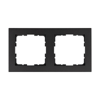 Jasmart Electric G1002B Рамка G-Classic  2-постовая, цвет Антрацит, G1002B