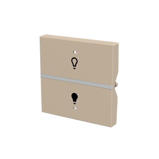 ABB N2221.1 CV N2221.1 CV — Крышка рокера Световой символ KNX — 2M — Шампанское