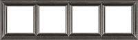 Jung EPD484AN EcoProfi Deco Рамка 4-ная, антрацит