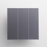 Yeelight YLP084 Выключатель Yeelight Pro, серия S21, проводной, 3 клавиши, серый (N L)