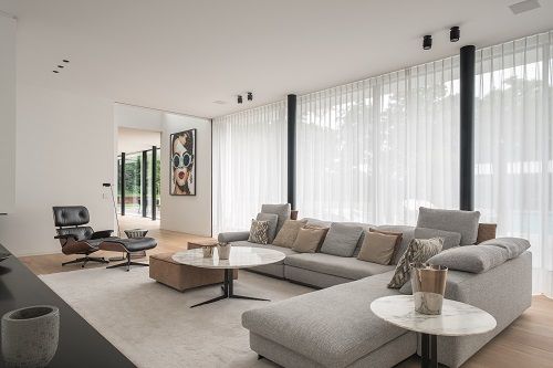 Tense KNX_INTGW4 Сенсорный выключатель KNX Intensity Glass White 4F, цвет: Белый