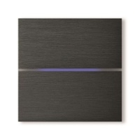 Basalte 201-02 Выключатель SENTIDO, brushed dark grey, FT