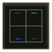 MDT BE-GTL40S.01 Выключатель сенсорный стекло II Lite