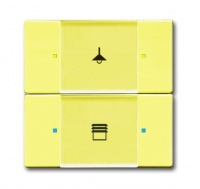 ABB 6126/02-815-500 Сенсор 2/4-клавишный, сахара, цвет: Коричневый, оттенок: Сахара