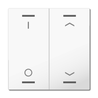 MDT BE-TAL63W204.D1 Выключатель MDT Rocker для двухклавишного выключателя KNX Push Button Light Light 63, белый