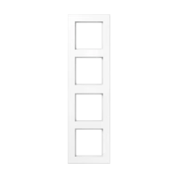 Jung AC 584 WW Рамка 4-ная, vertical and horizontal installation, duroplastic, A CREATION, white