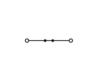 Wago 2002-2201/097-000 Doppelstockklemme, mit grauer Trennwand, L, Гјbers