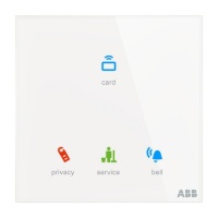 ABB TLM/U.1.1-CG Карточный считыватель Tacteo, 86х86, цвет: Белый