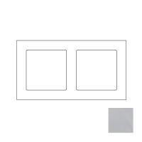 Tense SOCKCH2 Розетка с рамкой Socket Chrome 2F, цвет: Серый