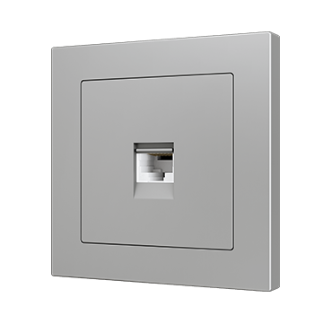 Zennio 8300009+46+12XX ZS55 – Одиночная розетка RJ45