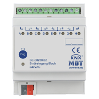 MDT BE-08230.02 Модуль KNX бинарных входов 8-канальный, для выходов 230В~