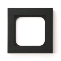 Basalte 001-03 Рамка, brushed black, FT