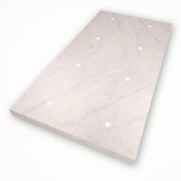 Tense KNX_INTSCBM8 Сенсорный выключатель KNX Intensity Stone Stone Carrara Bianco Marble 8F, цвет: Белый