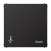 Jung AL2178ORTSD KNX-регулятор без ручки для установки температуры, цвет: Чёрный, оттенок: Лакированный