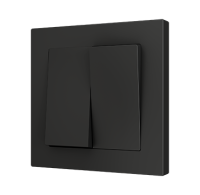 Zennio 8300018 + 44XX ZS55 – Двойной односторонний кулисный переключатель