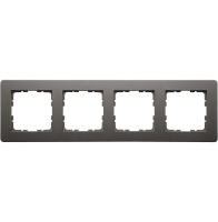 Jasmart Electric G1104Z Рамка G-Flex 4-постовая, цвет Мокко, G1104Z