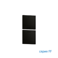 Ekinex EK-TQQ-GBU-EP2 Комплект металлических клавиш TQQ (2 шт) с лазерной гравировкой для терморегулятора EP2/EQ2 версия 2019, отделка - матовый карбон