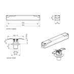 B.E.G. 92934 Потолочный датчик движения PD9-1C-GH, цвет: Белый матовый, похожий RAL9010
