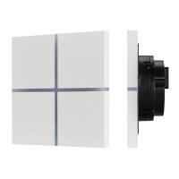 Arlight 038310 INTELLIGENT ARLIGHT Сенсорная панель KNX-304-13-IN White (BUS, Frameless) (IARL, IP20 Металл, 2 года) 038310