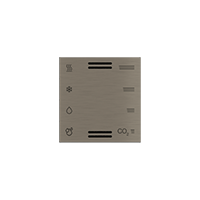 Ekinex EK-T1Q-GBR-ET2 Накладка мультисенсора металлическая, отделка - матовый никель