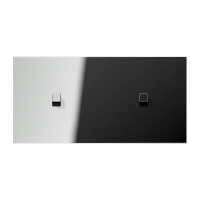 Jung GCR 12-200 E 22 Центральная плата с тумблером «куб», два одиночных тумблера, горизонтальный монтаж, Серия LS 1912, хром