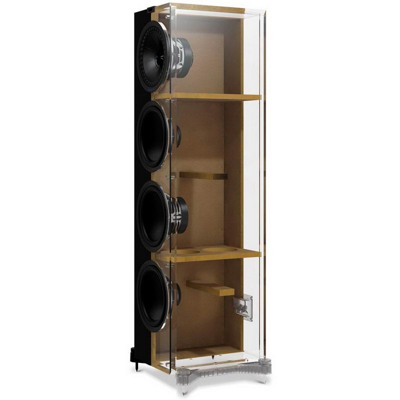 Kef 228315 Напольная акустика KEF Q550 Walnut, цвет: Темно - коричневое дерево