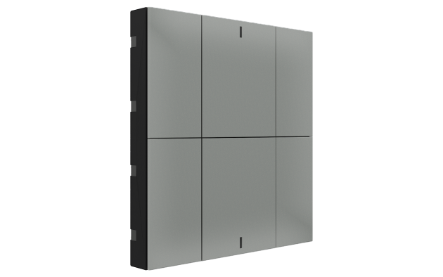 Interra ITR340-0605 iSwitch+ - 6-кнопочный KNX выключатель, пластик, серый