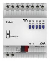 Theben 4940223 Релейный актуатор. Линейка FIX1, 4-канал RM 4 U KNX