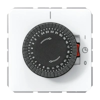 Jung CD 5024 WW Таймер с электроприводом, 16 AX 230 В ~, Серия CD, white