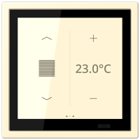 Jung LCZ 459 BFD1S201 KNX комнатный контроллер LS TOUCH, Цвет: Белый, оттенок: Без оттенка