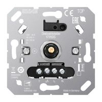 Jung 1735 DS Регулятор частоты вращения двигателей, со входом спутниковой вставки