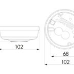 B.E.G. 92563 Сумеречный выключатель CdS-DALI/DSI, цвет: белый matt, похожий RAL9010