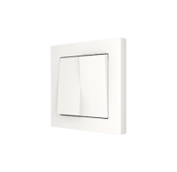 Zennio 830001909 ZS55. Заглушка для двойного выключателя 55x55 мм - матовая белая