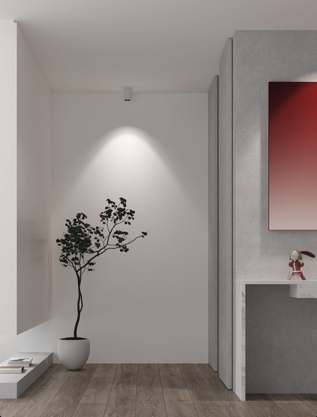 Yeelight YP-0019 Накладной светильник Yeelight Pro M20 мощность 4 Вт, угол рассеивания 70°, не поворотный, белый (без сгиба)