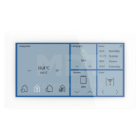 MDT BE-GTS06TW.01S KNX Glass Touch Smart 6 дюймов, KNX Secure, белый