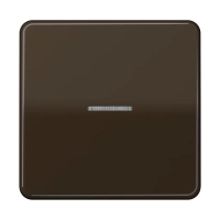 Jung CD 590 KO5 BR Kлавиша с окошком, duroplastic, Серия CD, коричневый