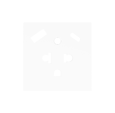 Zennio ZS55IEUA2US ZS55 — евро-американская розетка с USB C+A