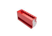 Zennio 9900016 8-контактный микроразъем для распределительных коробок, Красный