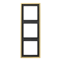 Jung ME 2983 C Рамка 3-ная, вертикальный и горизонтальный монтаж, Латунь, LS 990, латунь Classic