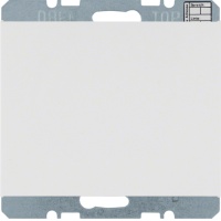 Berker 75441279 Объектный регулятор температуры с кнопочным интерфейсом, K.1, полярная белизна, глянцевый, цвет: Белый, оттенок: Полярная белизна, глянцевый