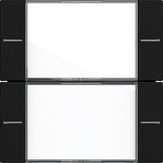 Gira 5772005 Набор клавиш двойн. с полем для надписи для сенсорного выключателя 4 System 55